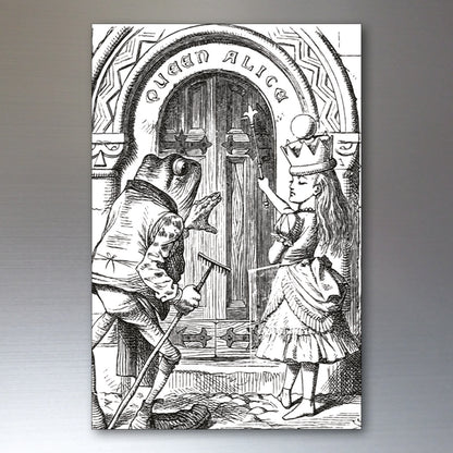 Alice in wonderland vintage illustrations from novel by c s lewis set of 8 fridge magnets