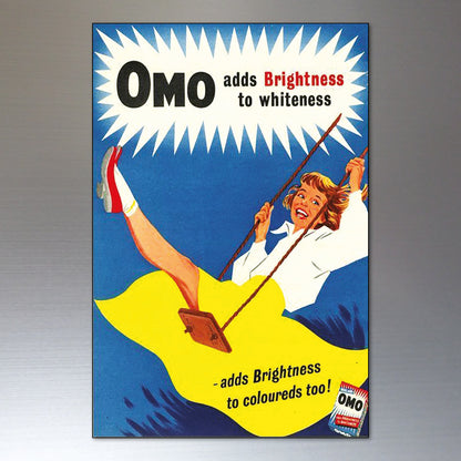 Vintage Advertising Artwork Fridge Magnets | Set of 8