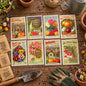 Vintage Gardening Seed Packet Art Postcards | Pack of 8 | No.3