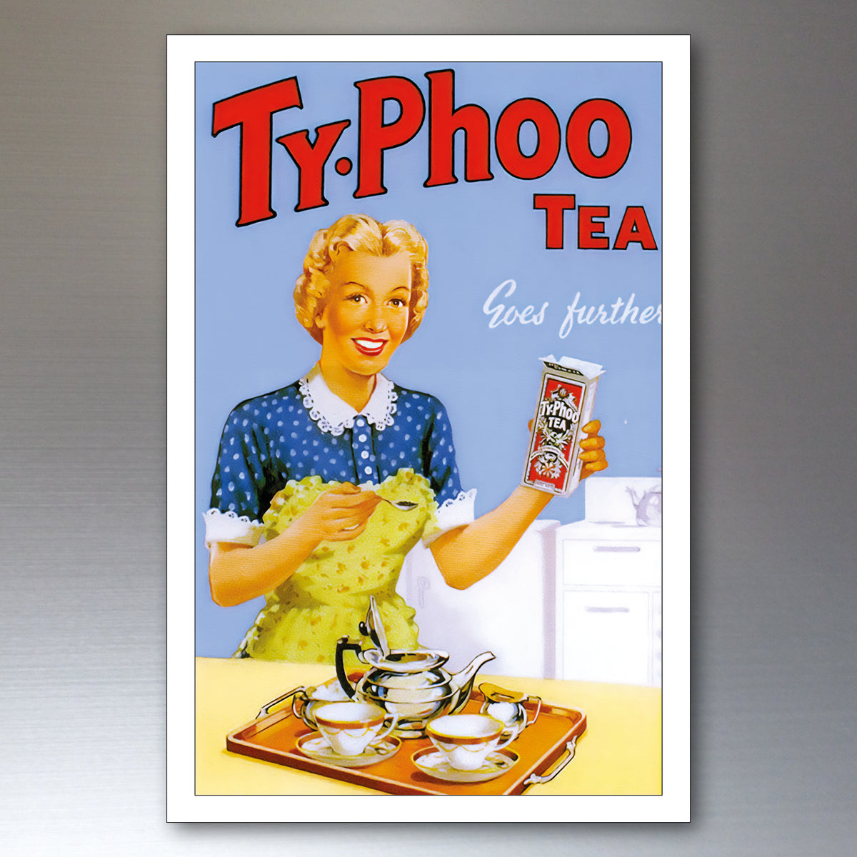 Vintage British Grocery Advertisement Fridge Magnets | Set of 8