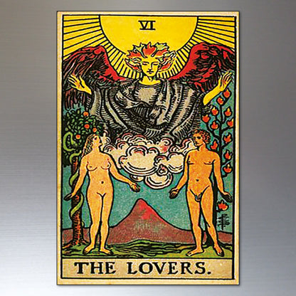 Vintage Tarot Card Fridge Magnets | Set of 8 | No.1