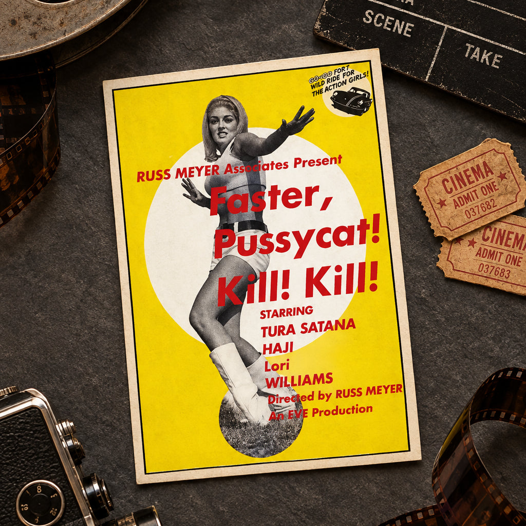 Vintage B Movie Film Poster Postcards | Pack of 8 | No.1