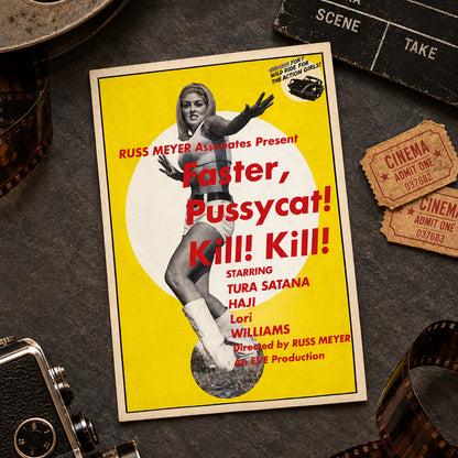 Vintage B Movie Film Poster Postcards | Pack of 8 | No.1