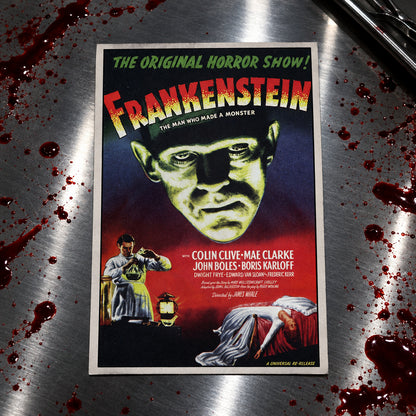 Vintage B-Movie Horror Film Poster Postcards | Pack of 8