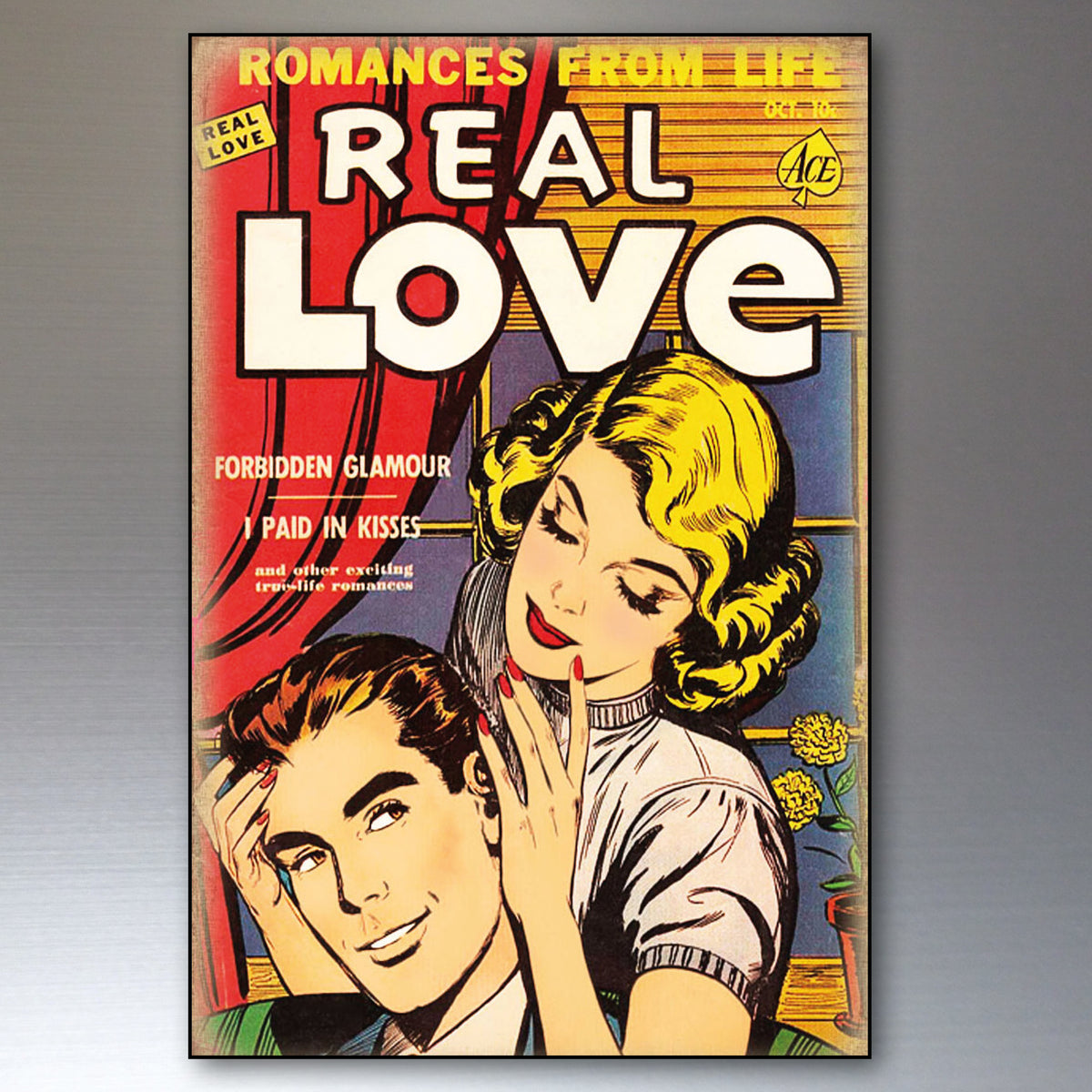 Pop Art Comic Book Strip Romance Vintage | Set of 8 | No.1