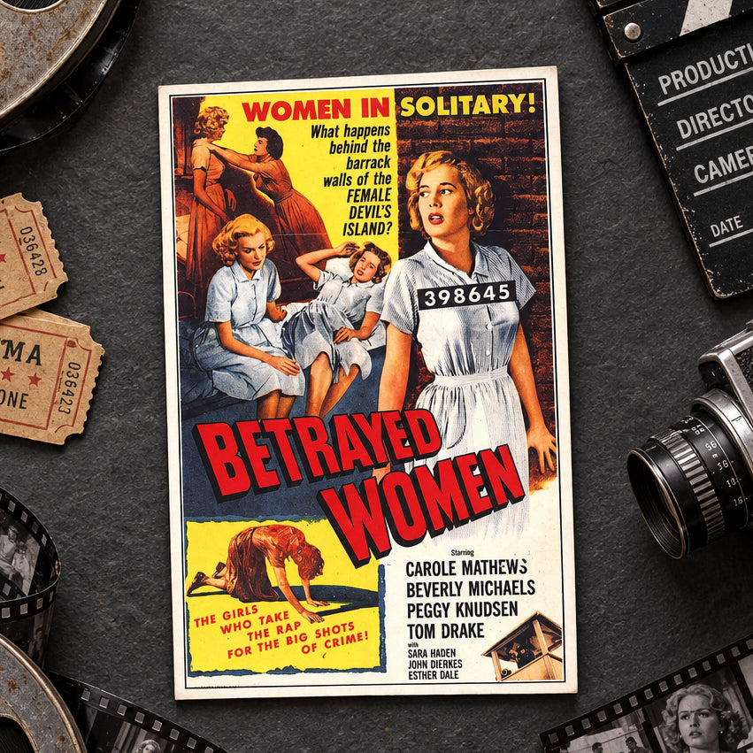 Vintage B-Movie Cinema Poster Postcards | Pack of 8 | No.2
