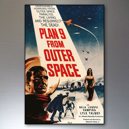 Vintage B-Movie Poster Fridge Magnets | Set of 8 | No.2