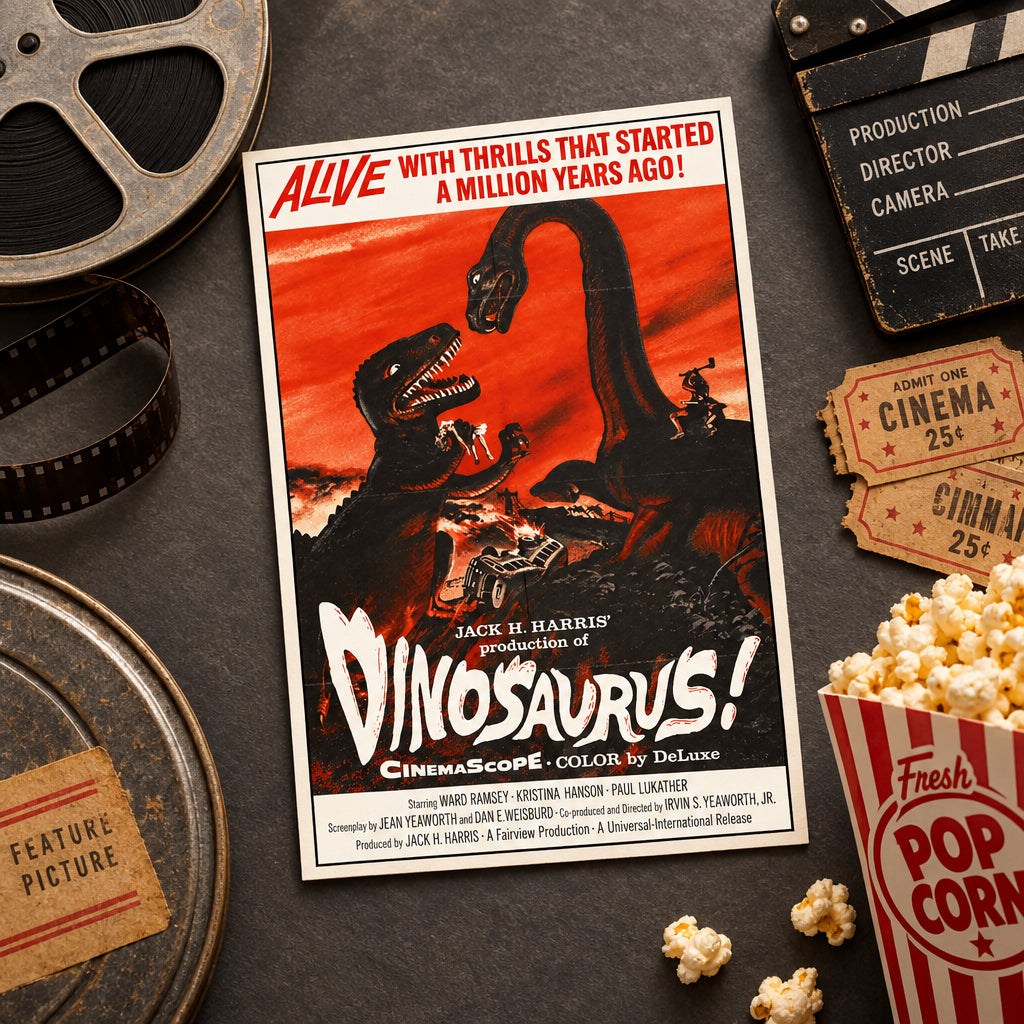 Vintage B-Movie Cinema Poster Postcards | Pack of 8 | No.2
