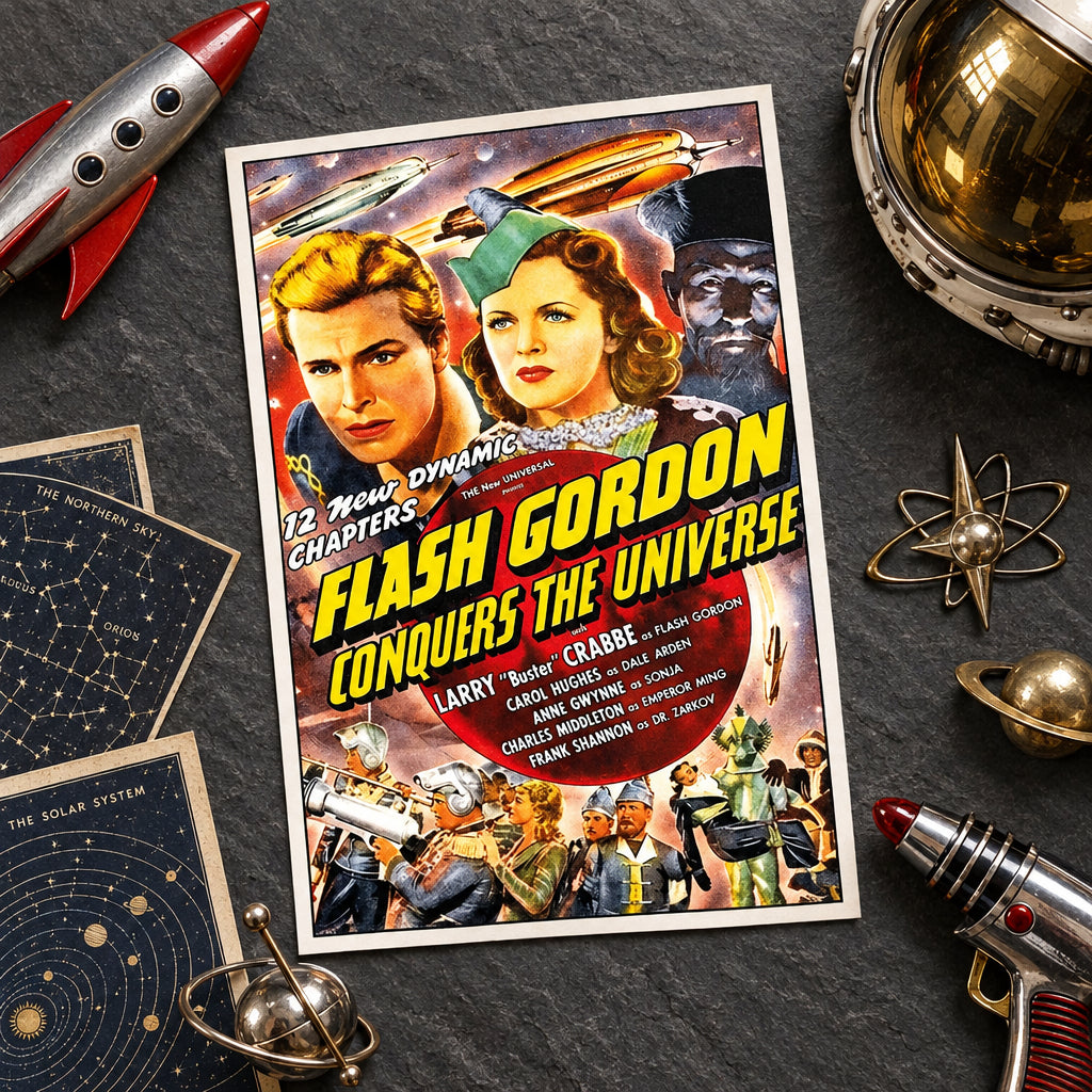 Vintage B Movie Cinema Poster Postcards | Pack of 8
