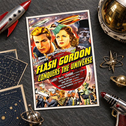 Vintage B Movie Cinema Poster Postcards | Pack of 8