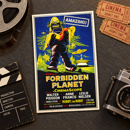 Vintage B-Movie Cinema Poster Postcards | Pack of 8 | No.2