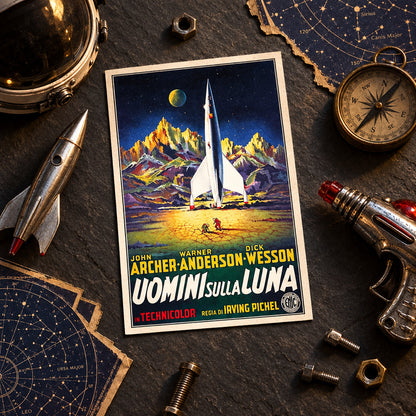 Vintage B Movie Cinema Poster Postcards | Pack of 8