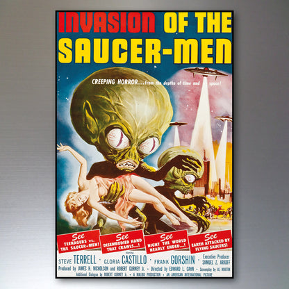 Vintage B-Movie Poster Fridge Magnets | Set of 8 | No.2