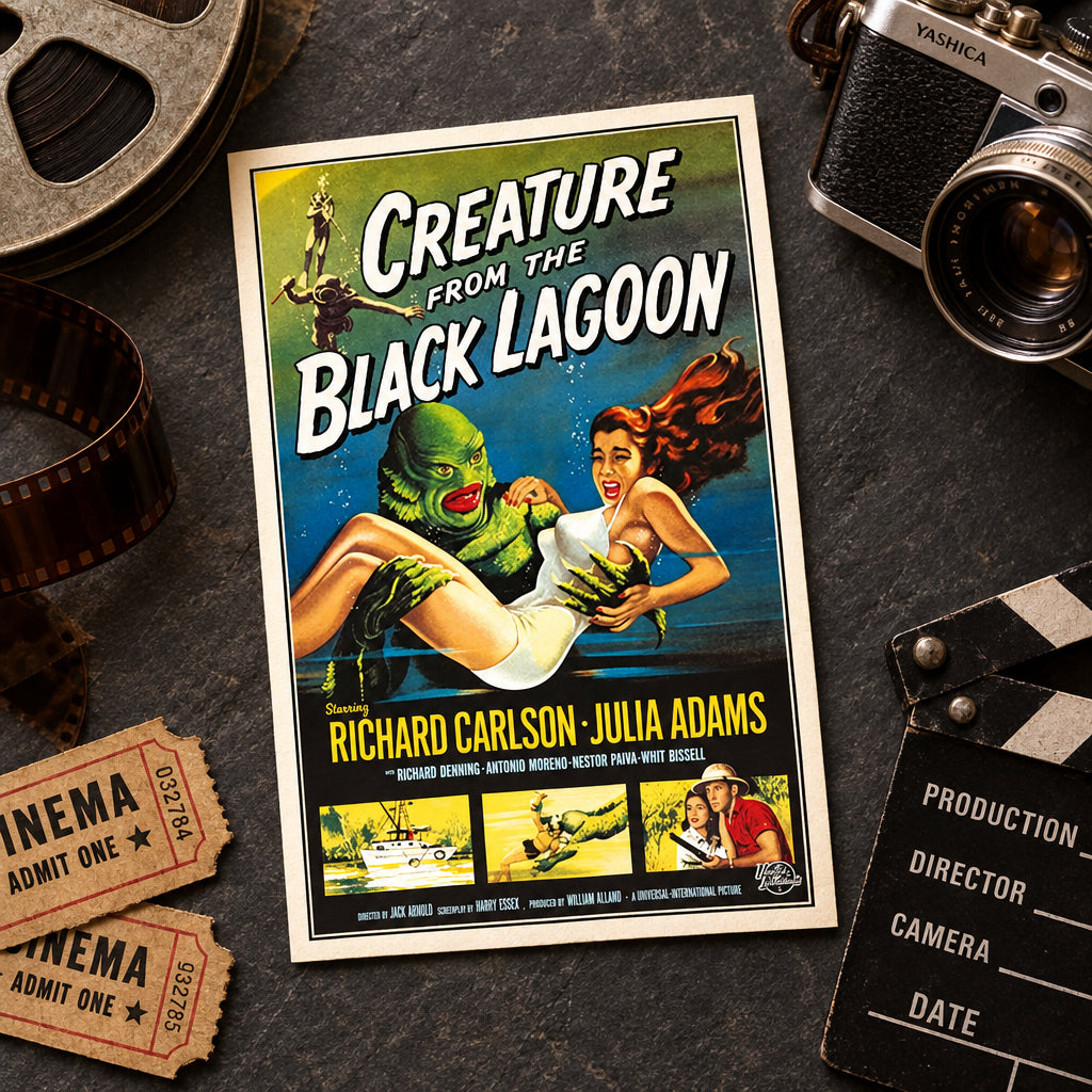 Vintage B-Movie Cinema Poster Postcards | Pack of 8 | No.2