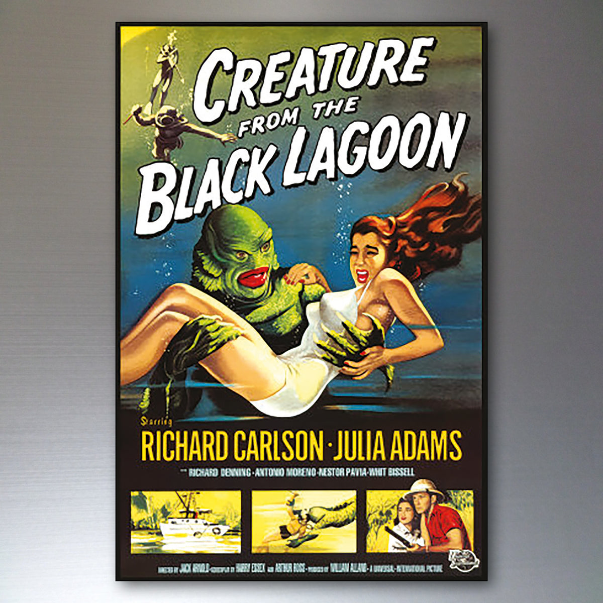 Classic B-Movie Film Poster Fridge Magnets Set of 8 | Vintage Sci-Fi Retro Gift | No.2