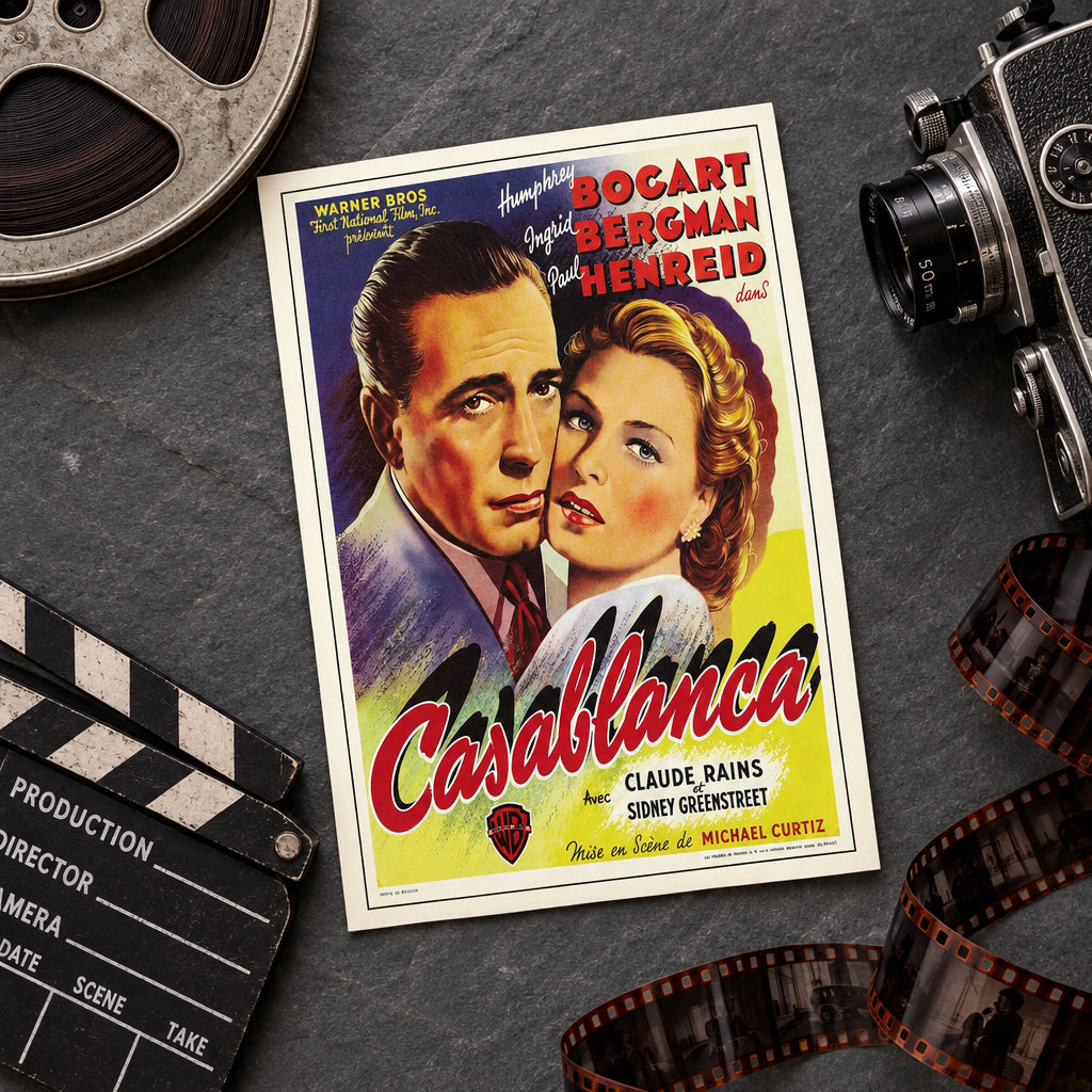 Vintage Cinema Promotional Poster Postcards | Pack of 8