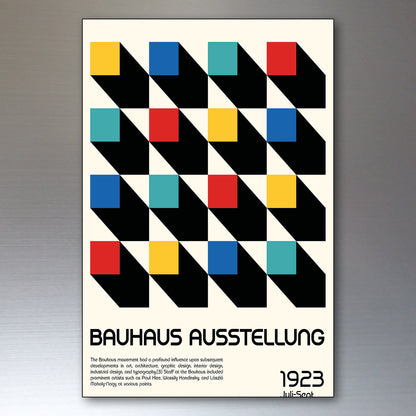 Bauhaus Vintage Exhibition Images Fridge Magnets | Set of 8 | No.2