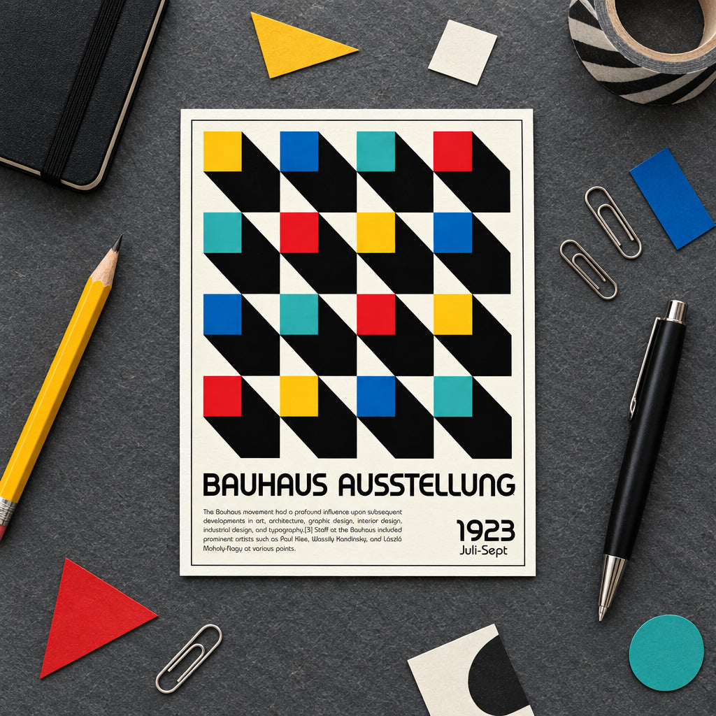 Bauhaus Vintage Exhibition Design Postcards | Pack of 8 | No.2