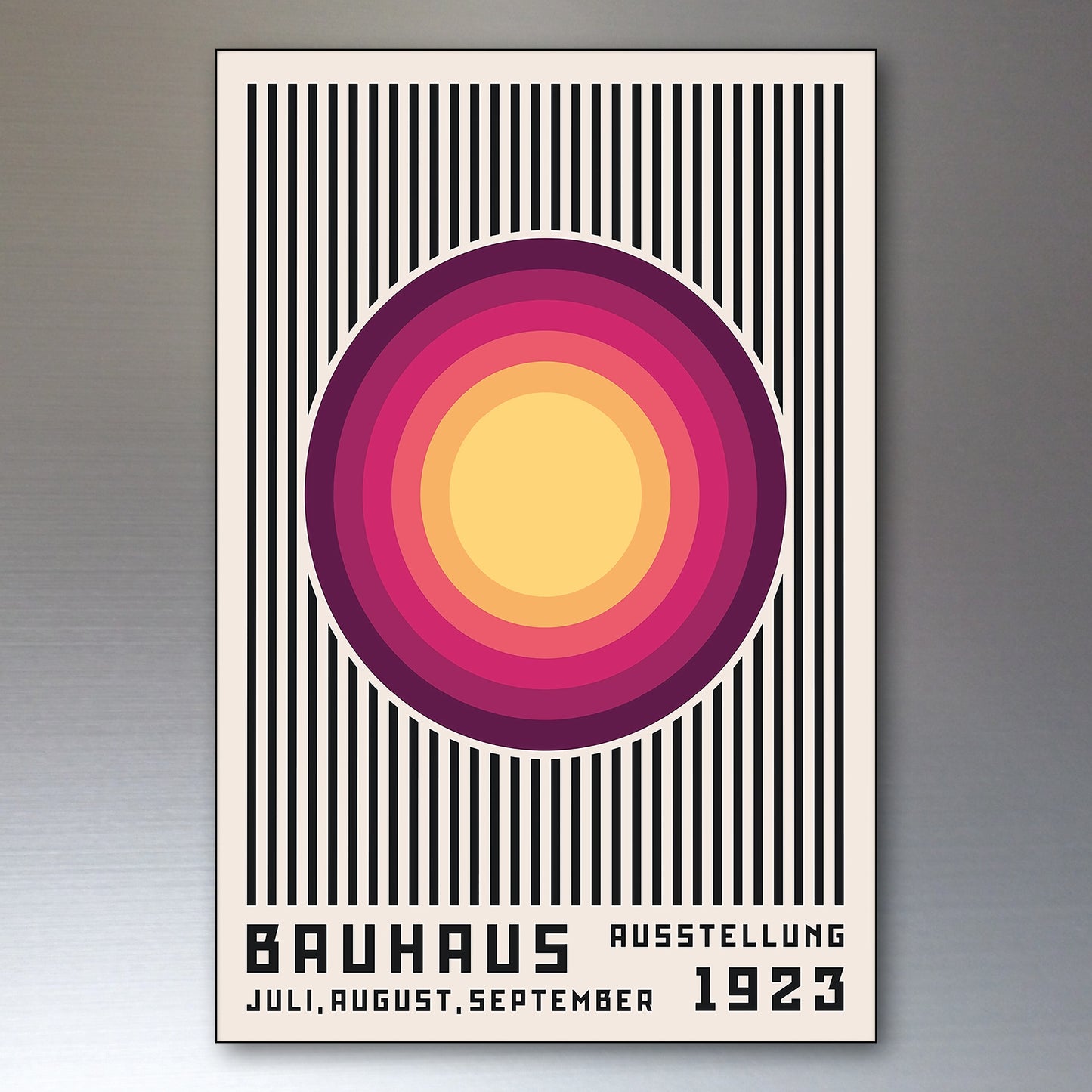 Bauhaus Vintage Exhibition Images Fridge Magnets | Set of 8 | No.2