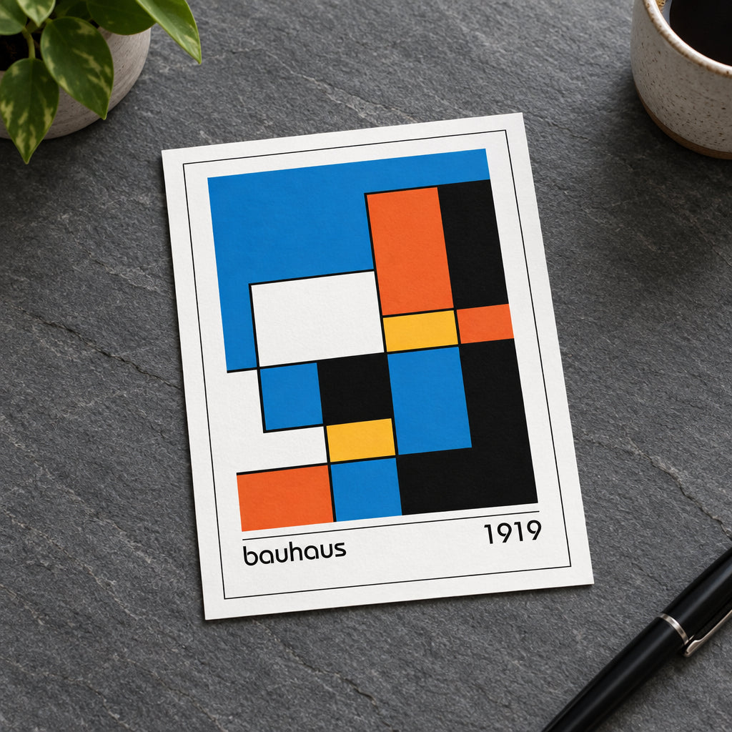 Bauhaus Vintage Exhibition Design Postcards | Pack of 8 | No.2