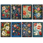 Vintage William Morris Wallpaper Designs Fridge Magnets | Set of 8