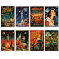 Vintage Sci-Fi Comic Book Fridge Magnets | Set of 8 | no.14
