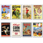 Vintage British Grocery Advertisement Fridge Magnets | Set of 8