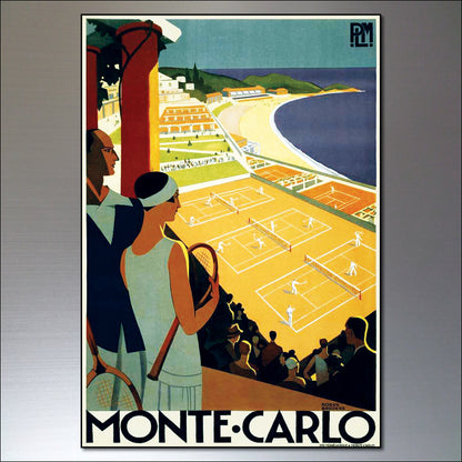 Vintage Art Deco Poster Fridge Magnets | Set of 8