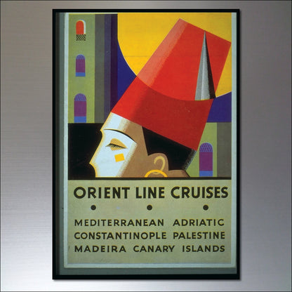 Vintage Art Deco Poster Fridge Magnets | Set of 8