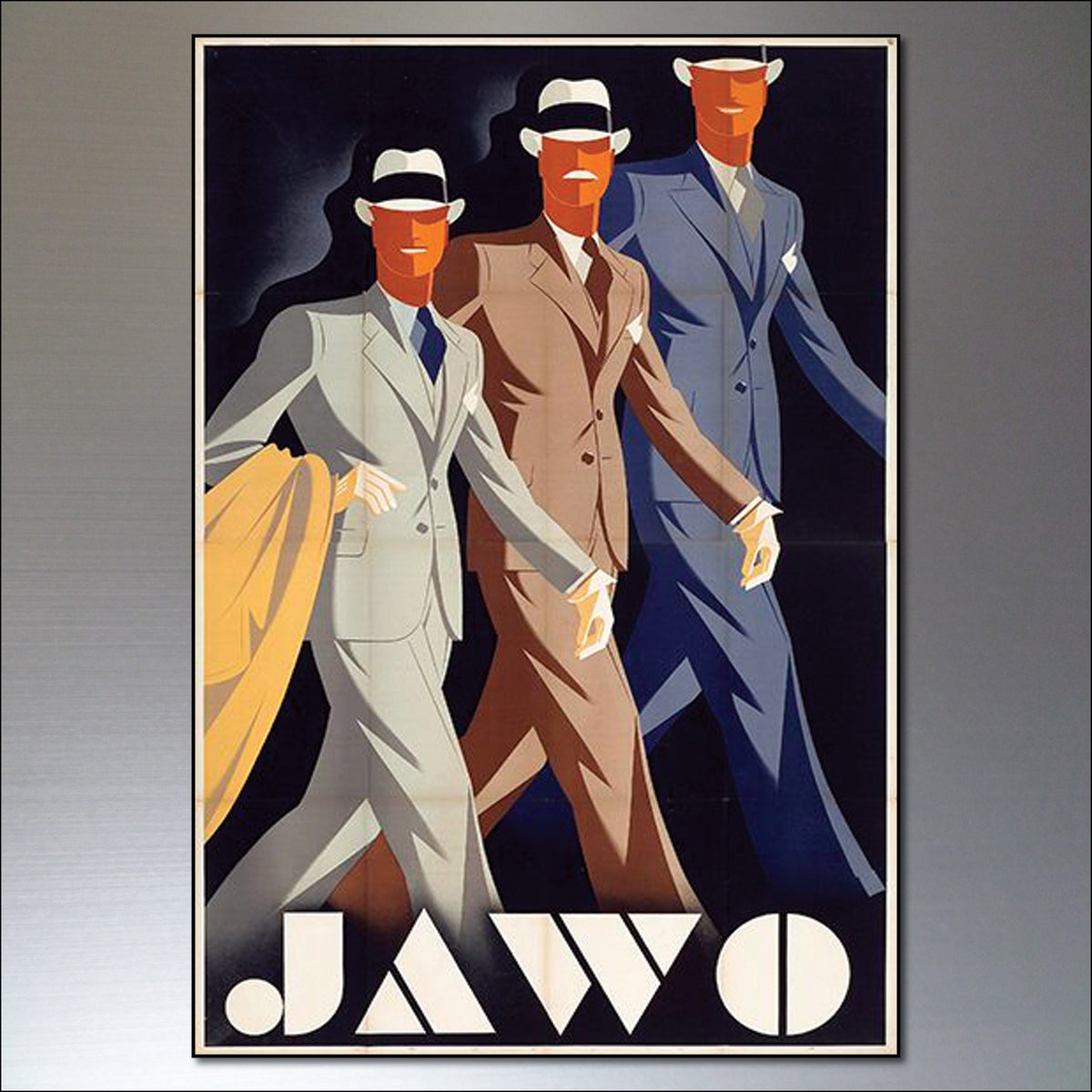 Vintage Art Deco Poster Fridge Magnets | Set of 8