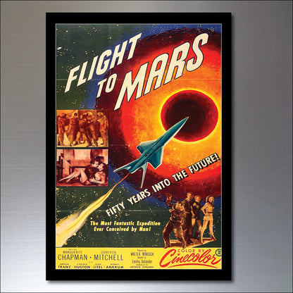 Classic B Movie Film Poster Fridge Magnets | Set of 8 | No.5