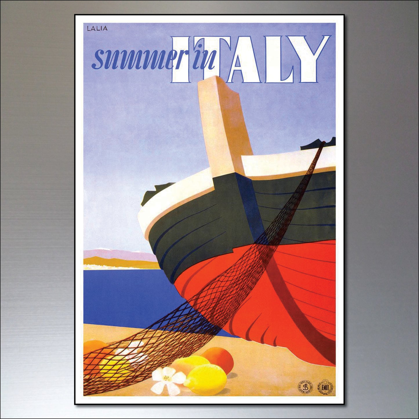 Vintage Travel Poster Fridge Magnets | Set of 8 | No.4