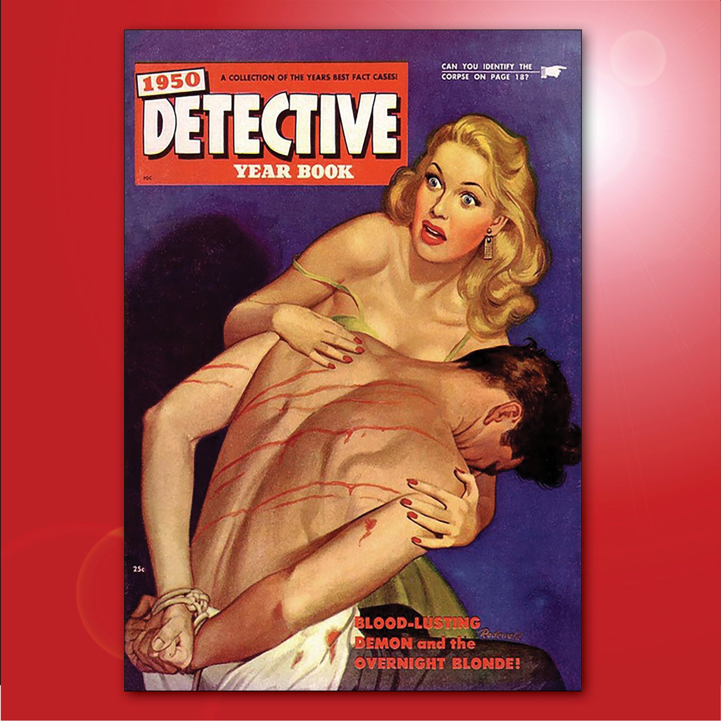 Vintage Pulp Novel Cover Art Fridge Magnets | Set of 8 | No.2