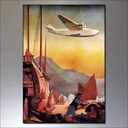 Vintage Travel Poster Fridge Magnets | Set of 8 | No.2