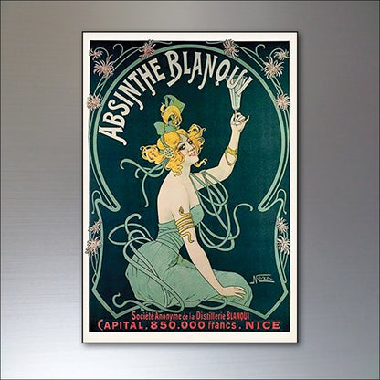 Art Nouveau Fridge Magnets | Set of 8 | No.2