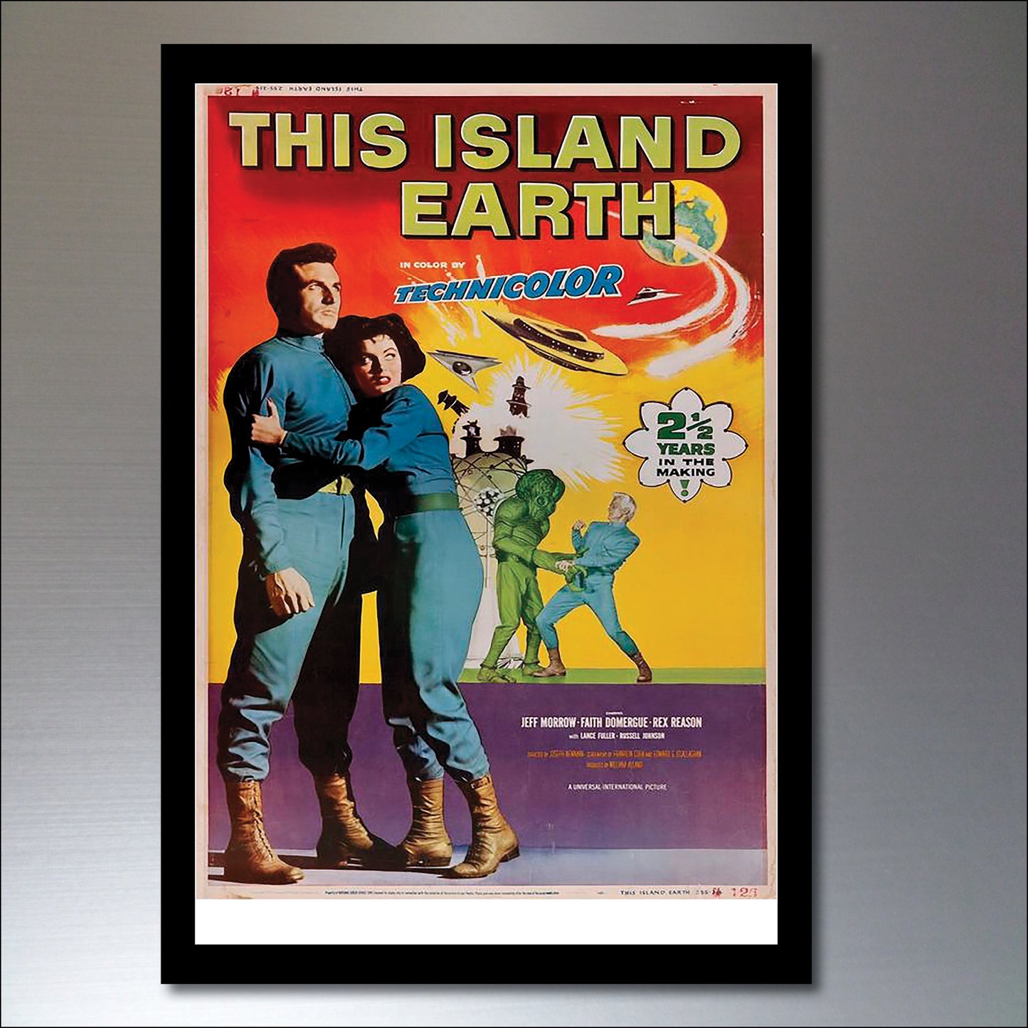 Classic B Movie Film Poster Fridge Magnets | Set of 8 | No.5