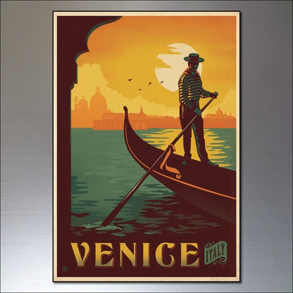 Vintage Travel Poster Fridge Magnets | Set of 8 | No.3