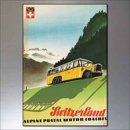Vintage Travel Poster Fridge Magnets | Set of 8 | No.2