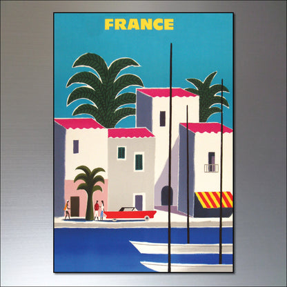 Vintage Travel Poster Fridge Magnets | Set of 8 | No.3