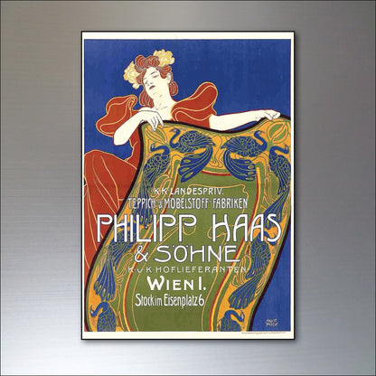 Art Nouveau Fridge Magnets | Set of 8 | No.2