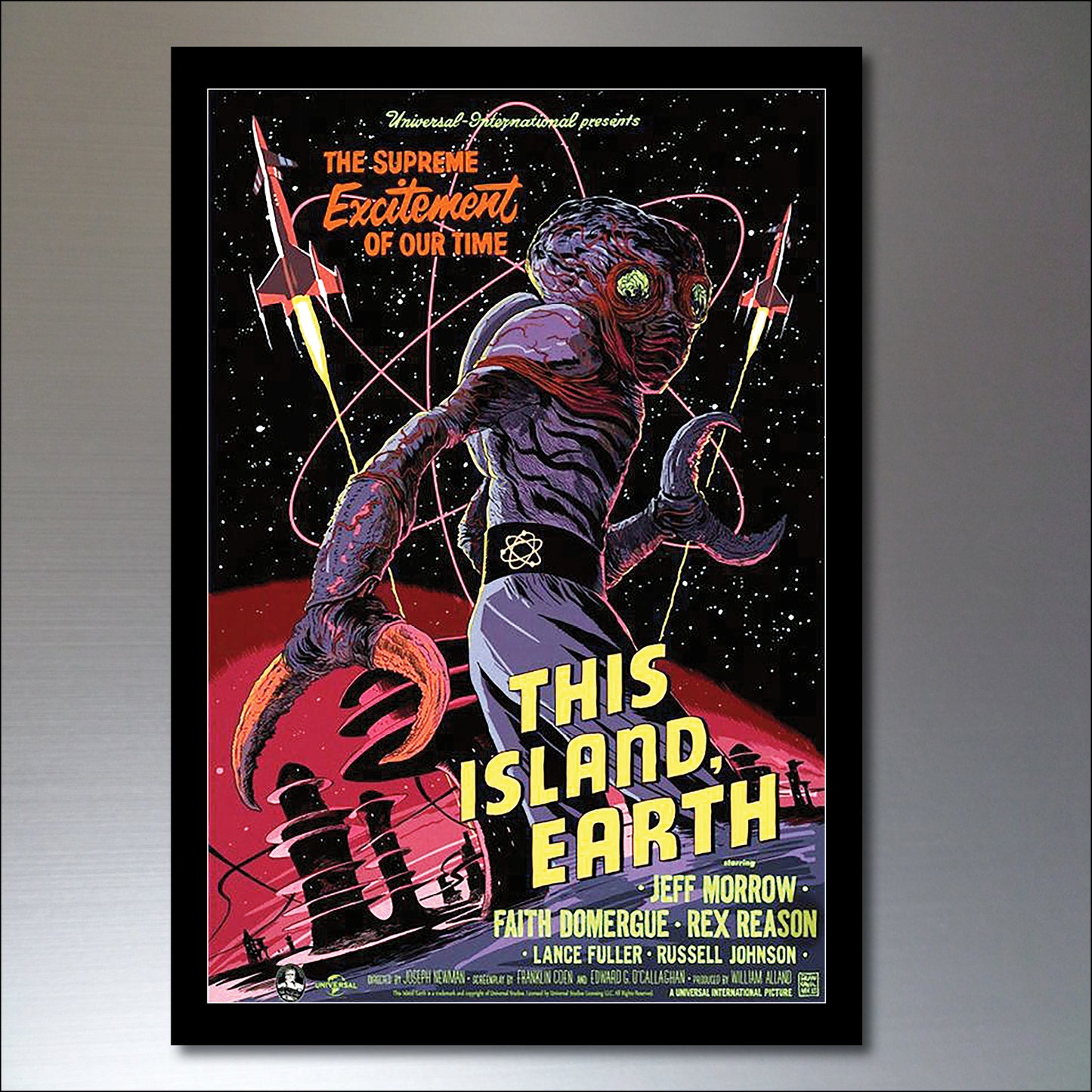 Classic B Movie Film Poster Fridge Magnets | Set of 8 | No.5