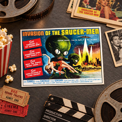 Vintage B Movie Film Poster Postcards | Pack of 8 | No.4