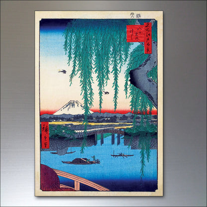 Vintage Japanese Ukiyo-e Woodblock Art | Fridge Magnets Set of 8 | Art Gift | No.1