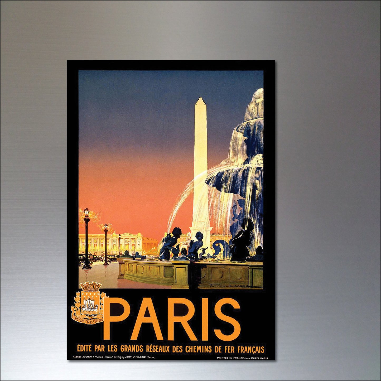 Vintage Travel Poster Fridge Magnets | Set of 8 | No.3