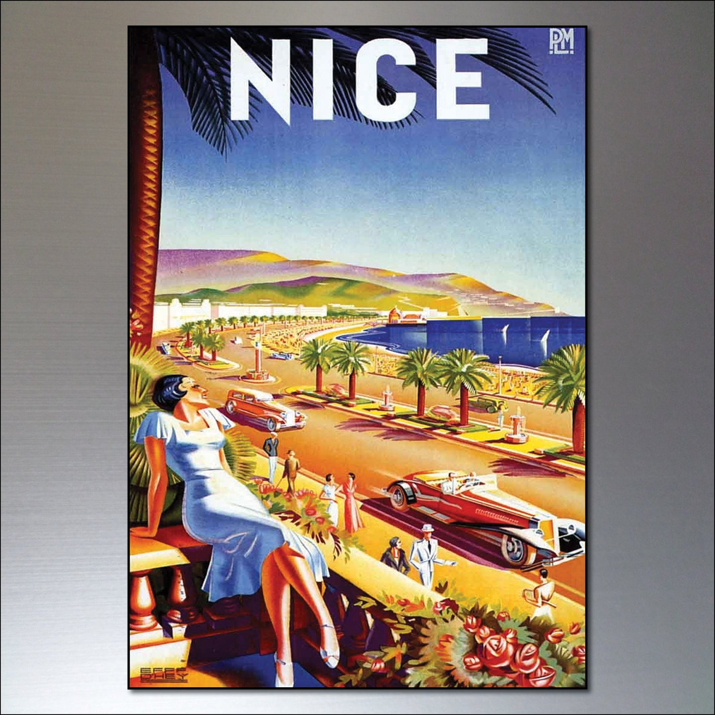 Vintage Travel Poster Fridge Magnets | Set of 8 | No.3