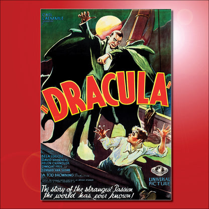 Classic B Movie Film Poster Fridge Magnets | Set of 8 | No.3