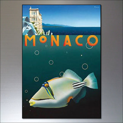 Vintage Travel Poster Fridge Magnets | Set of 8 | No.3