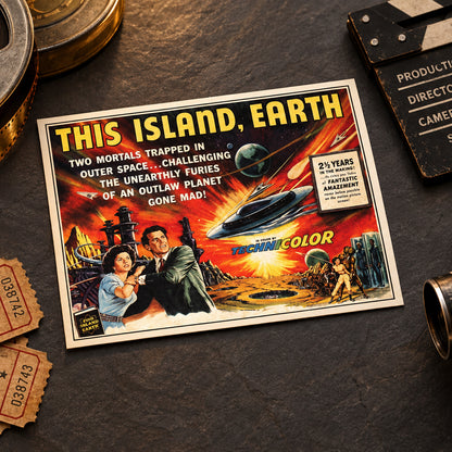 Vintage B Movie Film Poster Postcards | Pack of 8 | No.4