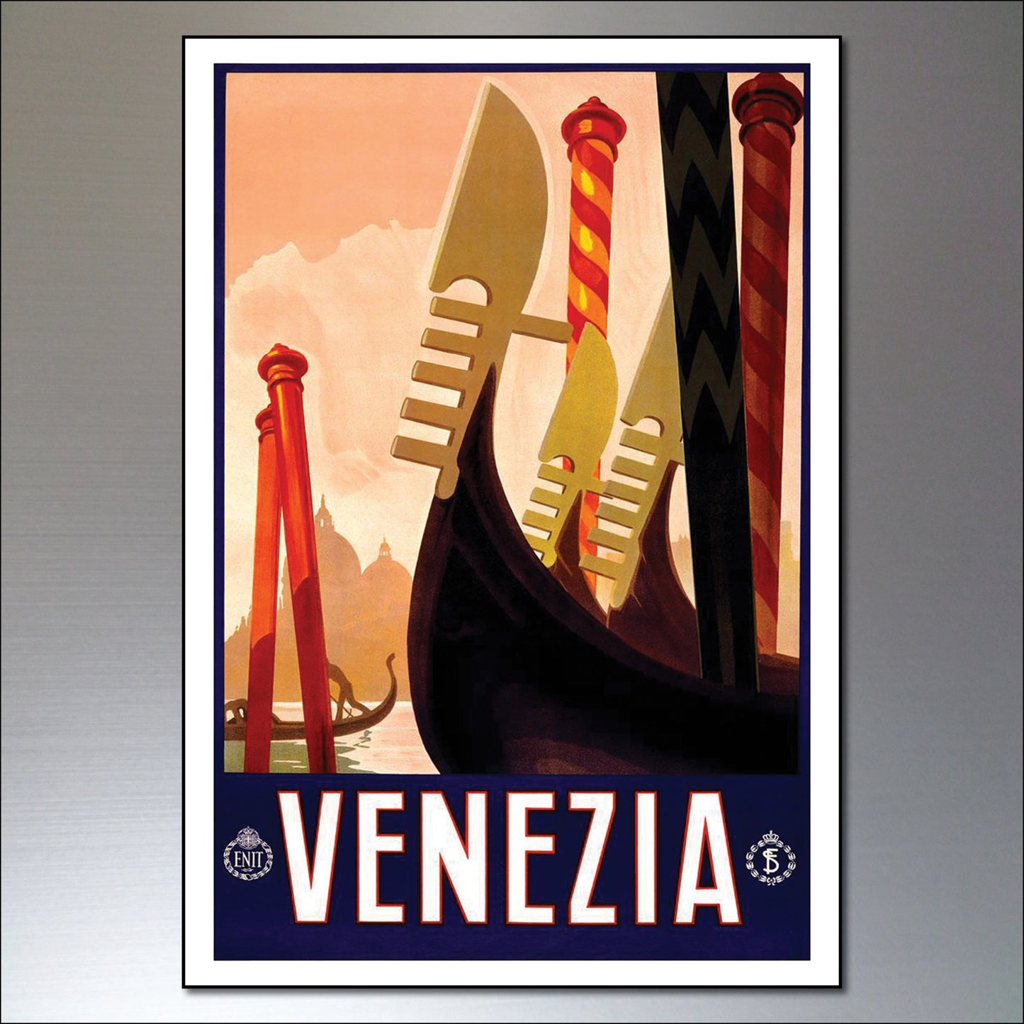 Vintage Travel Poster Fridge Magnets | Set of 8 | No.4