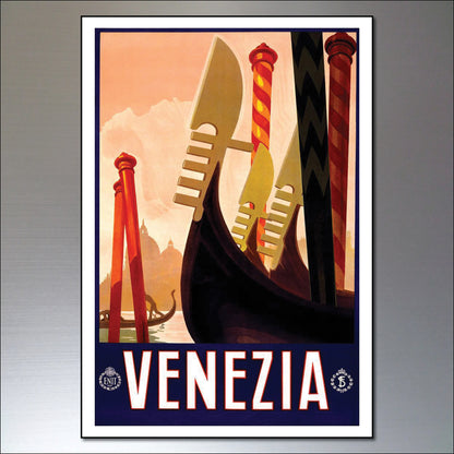 Vintage Travel Poster Fridge Magnets | Set of 8 | No.4